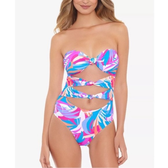 NWT, Salt & Cove Junior’s Tropical Breeze Swimsuit - Picture 1 of 7